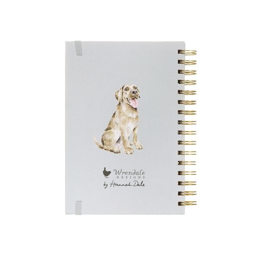 Kroužkový blok Wrendale Designs "Paws for a Picnic", A5, 90 l., linkovaný - Psi v autě