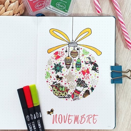 Razítka Aladine Creative Stamp, 39 ks - Veselé Vánoce