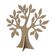 Dřevěný výřez k dekoraci Gomille, 38 cm - Strom s podstavcem, velký