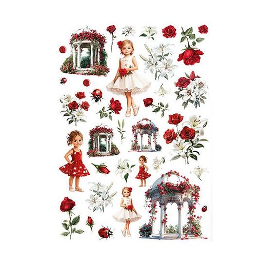 Papírové výseky Studio Light "Making Memories", 35 ks - Družičky