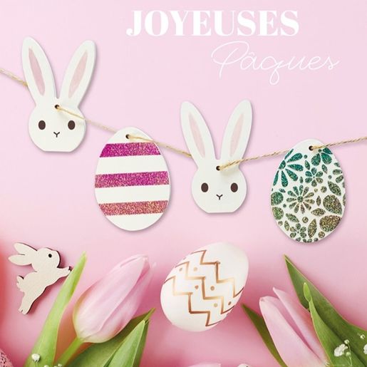 Dřevěný výřez k dekoraci Gomille, závěsný, 5,8x8 cm - Vajíčko