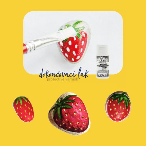 Akrylové barvy Cadence, 25 ml, sada 6 ks a akrylový lak - pastelové