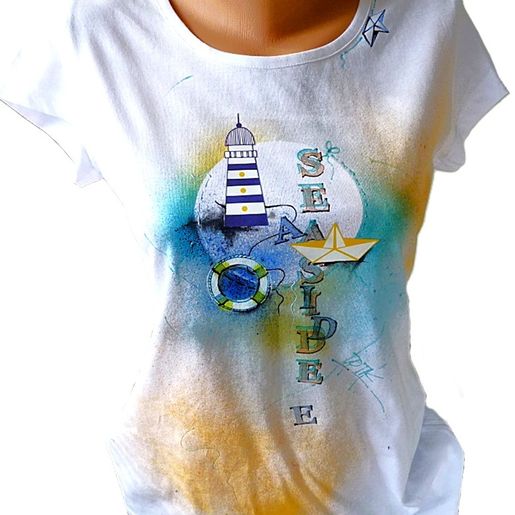 Razítka na textil Aladine Stampo Textile, 38 ks - Abeceda Marina