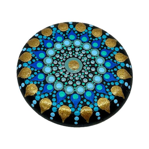 Akrylové barvy Cadence, sada 6 ks, 30 ml - metalické