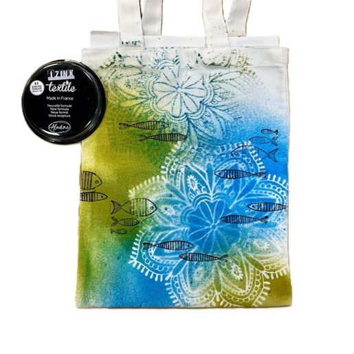 Razítka na textil Aladine Stampo Textile, 13 ks - Marina