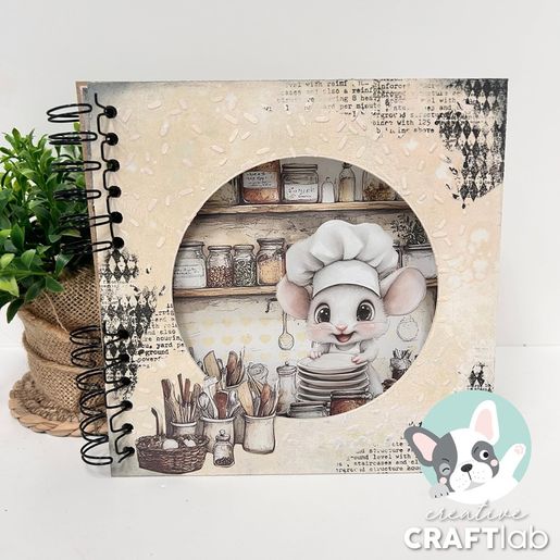 Papírové výseky Studio Light, 18 ks - Zvířátka v kuchyni