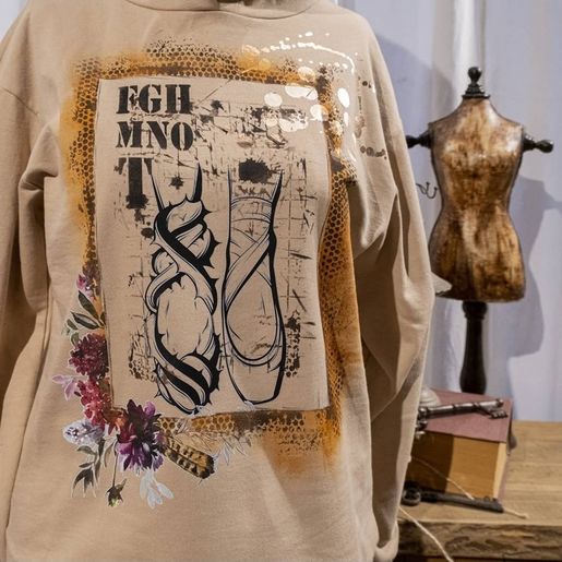 Nažehlovací nálepka Cadence, 21x30 cm, zlatá - Cákance