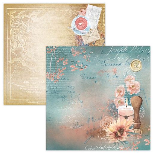 Blok scrapbookových papírů Studio Light "Write Your Story", 30,5x30,5 cm, 12 l.