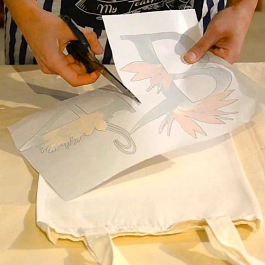 Transferový obrázek na textil Cadence, 25x35 cm - VYBERTE PÍSMENA