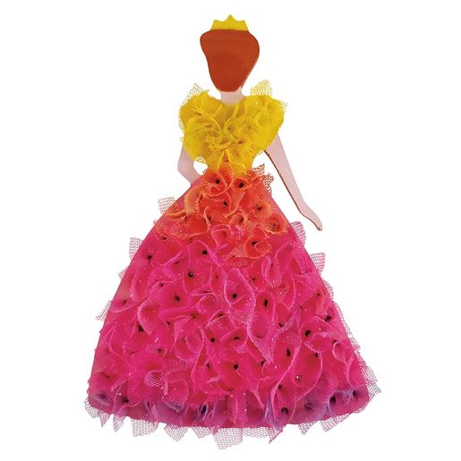 Kreativní sada pro děti Aladine - Tylové šatičky