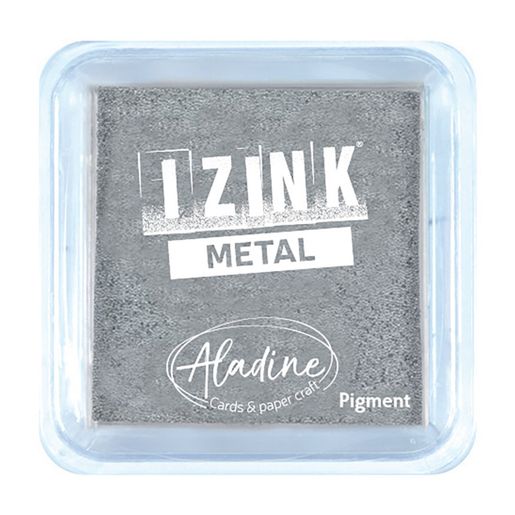 Razítkovací polštářek Aladine Izink Metal - argent, stříbrný