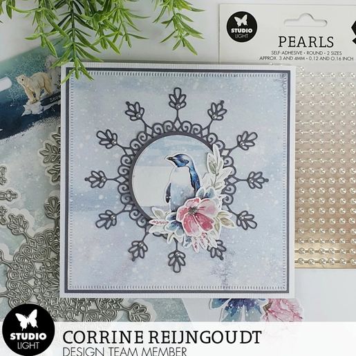 Scrapbookový blok Studio Light "Arctic Winter", 30,5x30,5 cm, 24 l. - Polární zima