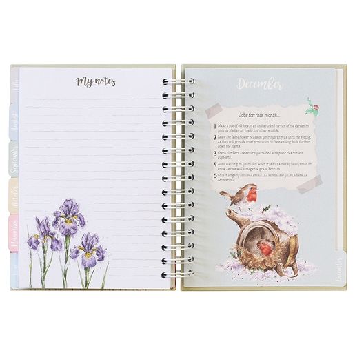 Zahradní deník Wrendale Designs, A5  - Čmelák