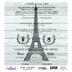 Rýžový papír Cadence, 30x30 cm - Tour Eiffel