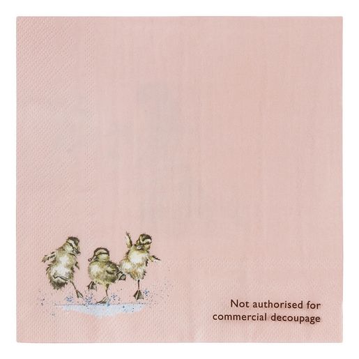 Papírové ubrousky Wrendale Designs "Not a Daisy Goes By", 24x24 cm - Kachny