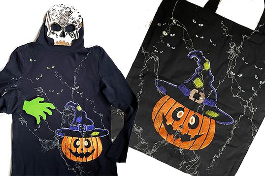 Halloweenské textilní tvoření