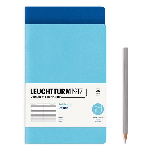 Notes Leuchtturm, A5, linkovaný (sada 2 ks)