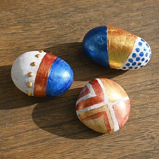 Akrylové barvy Cadence, sada 6 ks, 30 ml - metalické