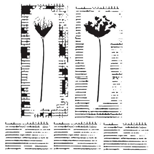 Šablona TCW - Wildflower Duet - VYBERTE VELIKOST