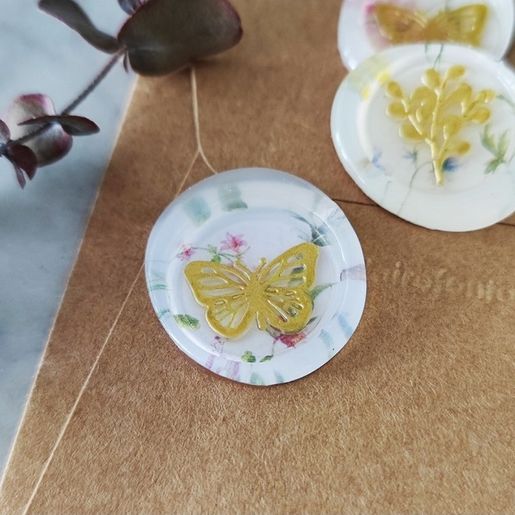 Průsvitný pečetní vosk granulovaný Aladine - translucide blanc, bílý