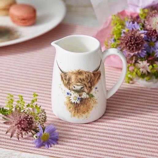 Porcelánový džbánek Wrendale Designs "Daisy Coo", 125 ml - Kráva