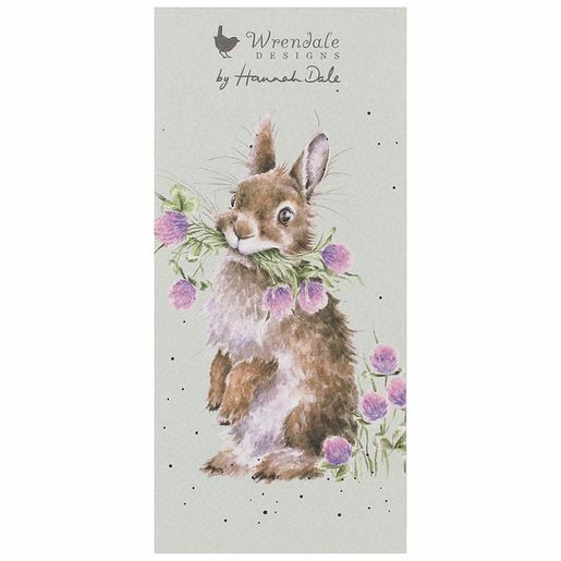 Nákupní seznam s magnetem Wrendale Designs "Head Clover Heels" - Králík