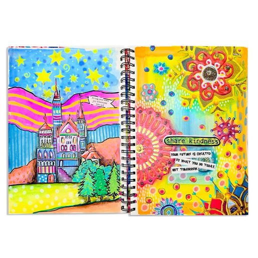 Skicák Studio Light "25", A4, 30 l. - Květinový