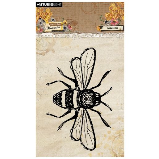 Gelové razítko Studio Light "Sweet Bee Memories", 6x9,3 cm - Včela