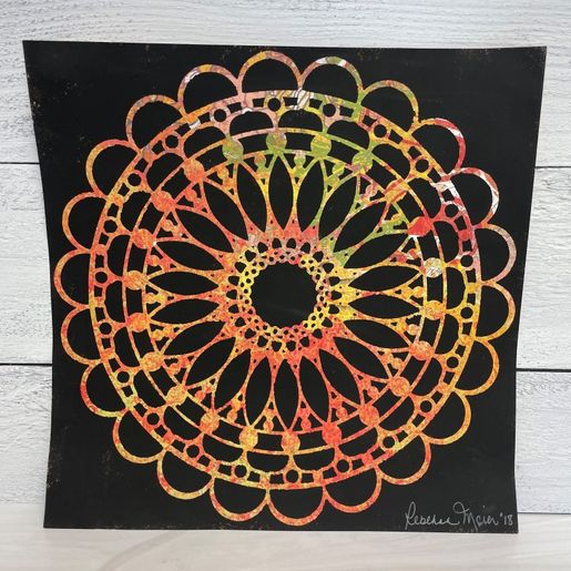 Šablona TCW - Scalloped Mandala - VYBERTE VELIKOST