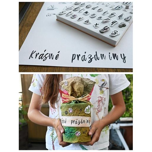 Diářová razítka Aladine Stampo Bullet Journal, 62 ks - Abeceda kurzíva