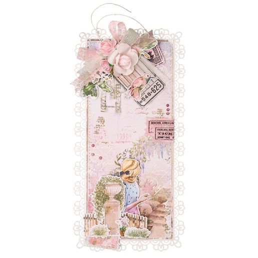 Organzová stuha Studio Light "Romantic Moments", 4 ks