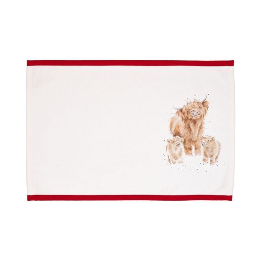 Látkové prostírání Wrendale Designs "Winter Woodland", 4 ks - Vánoční zvířátka