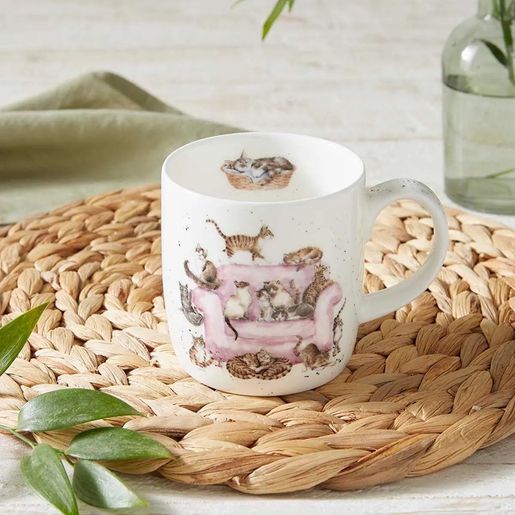 Porcelánový hrnek Wrendale Designs "Cattitude", 0,31 l - Kočky