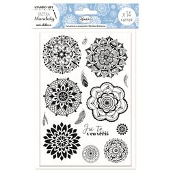 Razítka Aladine Stampo Art, 14 ks - Mandaly