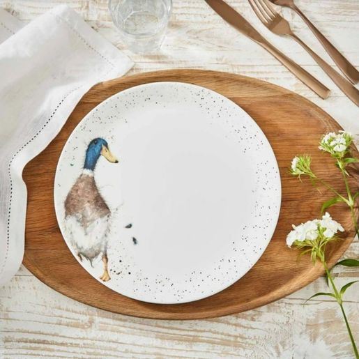 Jídelní porcelánové talíře Wrendale Designs, 4 ks - Lesní a polní zvířata