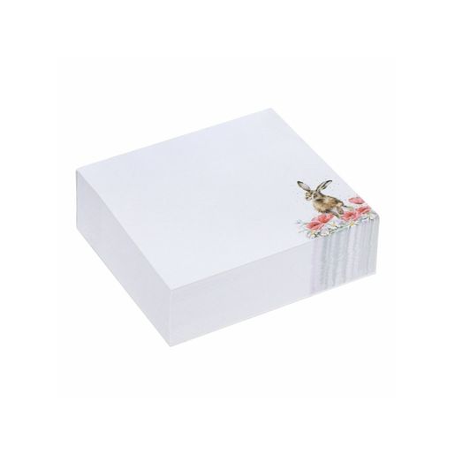 Samolepicí bloček Wrendale Designs "Field of Flowers", 250 l. - Zajíc