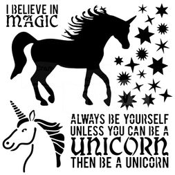 Šablona TCW - Unicorn - VYBERTE VELIKOST
