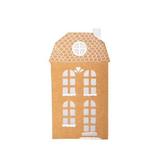 DIY Vánoční domečky Studio Light, 25x18,5 cm, 10 l. - Škola