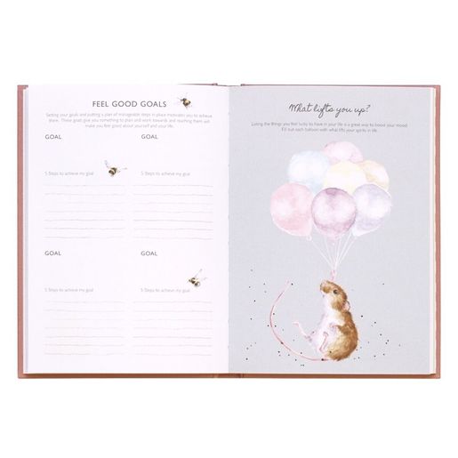 Motivační zápisník Wrendale Designs "Little Whispers" - Myšky