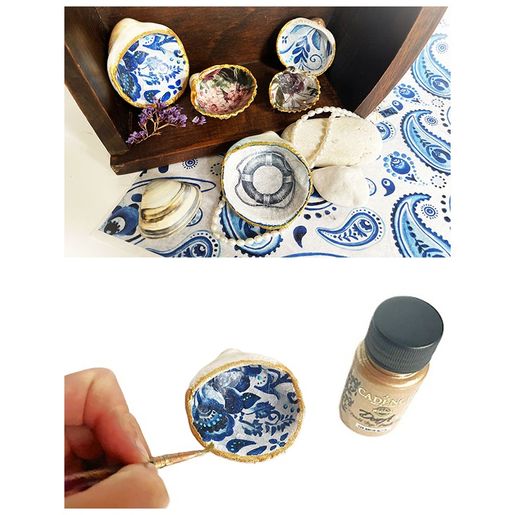 Metalická akrylová barva Cadence Dora Metallic, 50 ml - VYBERTE ODSTÍN