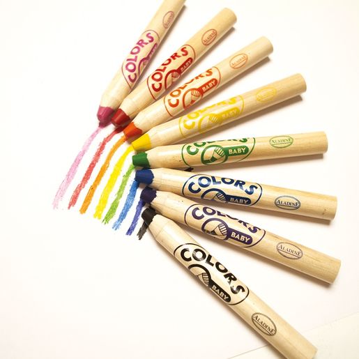 Pastelky pro nejmenší Aladine Colors Baby Jumbo - 8 barev