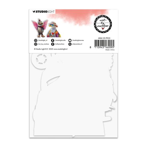 Papírové výseky Studio Light "25“, 32 ks - Potrhlí ptáčci