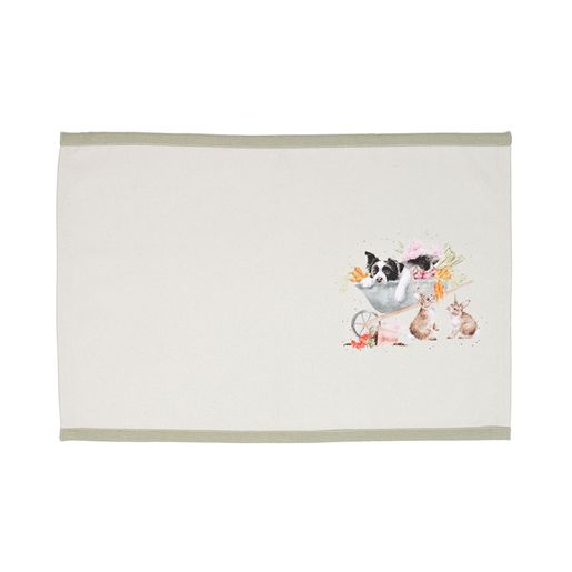 Látkové prostírání Wrendale Designs "Garden Friends", 4 ks - Zahradní zvířátka