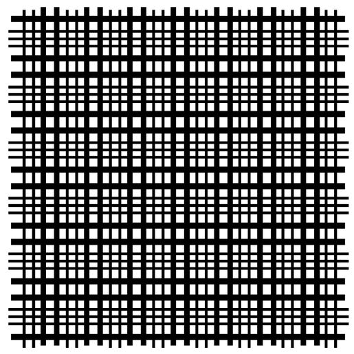 Šablona TCW - Plaid Fringe - VYBERTE VELIKOST