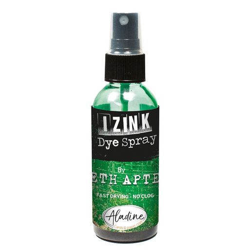 Akvarelový inkoust Aladine Izink Dye Spray, 80 ml - menthe, tm. zelený