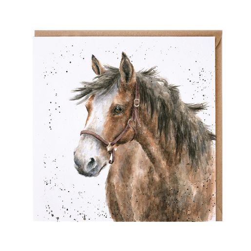 Přání Wrendale Designs "Spirit", 15x15 cm - Kůň
