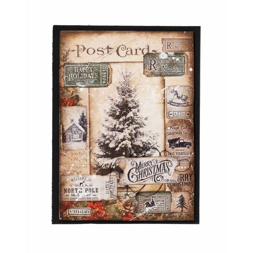 Mini kreativní blok Studio Light "Happy Holidays", A7, 24 l. - Santovy Vánoce