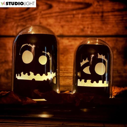 Dekorační kupole s podstavcem Studio Light, 3 ks