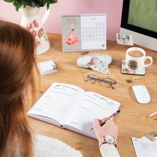 Motivační zápisník Wrendale Designs "Little Whispers" - Myšky