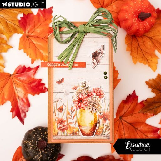 Blok podkladových papírů Studio Light "Autumn Bouquets", 36 l. - Podzim v lese